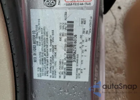 2007 Ford Fusion S from USA, damaged, VIN 3FAHP06Z57R160136